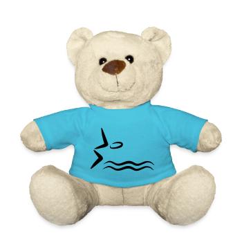 natation - Nounours - bleu outremer - Devant