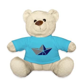 Papierschiff - Teddy - Atollblau - Vorne