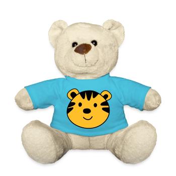 Cute tiger - Teddy Bear - atoll blue - Front