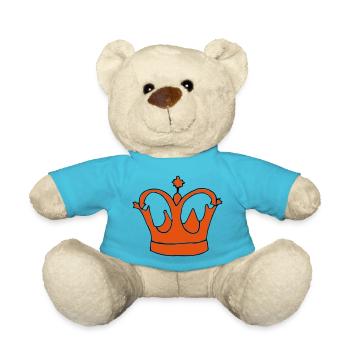 Roi héritier Reine Empereur Majesté Vecteur 1 - Nounours - bleu outremer - Devant