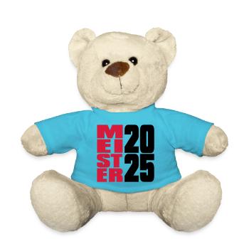 Meister 2025 Meisterschaft - Teddy - Atollblau - Vorne