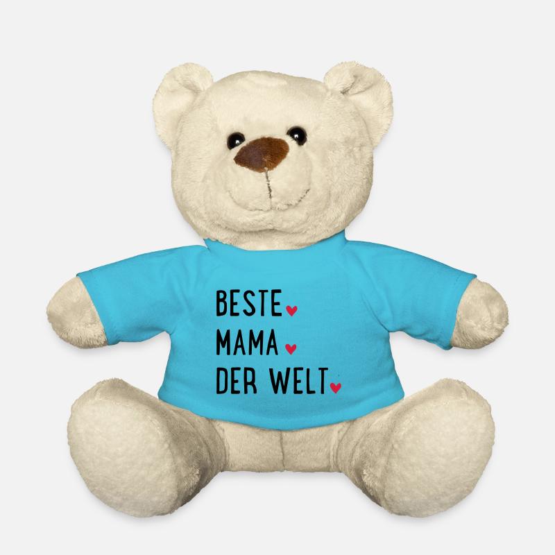 Beste Mama der Welt - Teddy - Atollblau