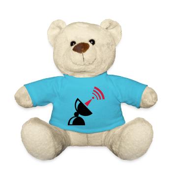 La station de radio pour les nerds - Nounours - bleu outremer - Devant