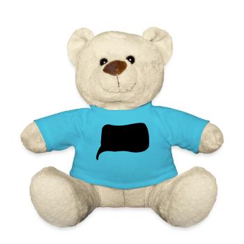Sprechblase - Teddy - Atollblau - Vorne