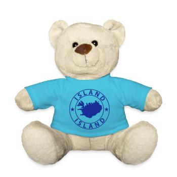 Iceland - Teddy Bear - atoll blue - Front