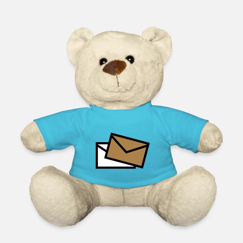 Post - Mail - poste / Brief - letter - lettre - Teddy - Atollblau