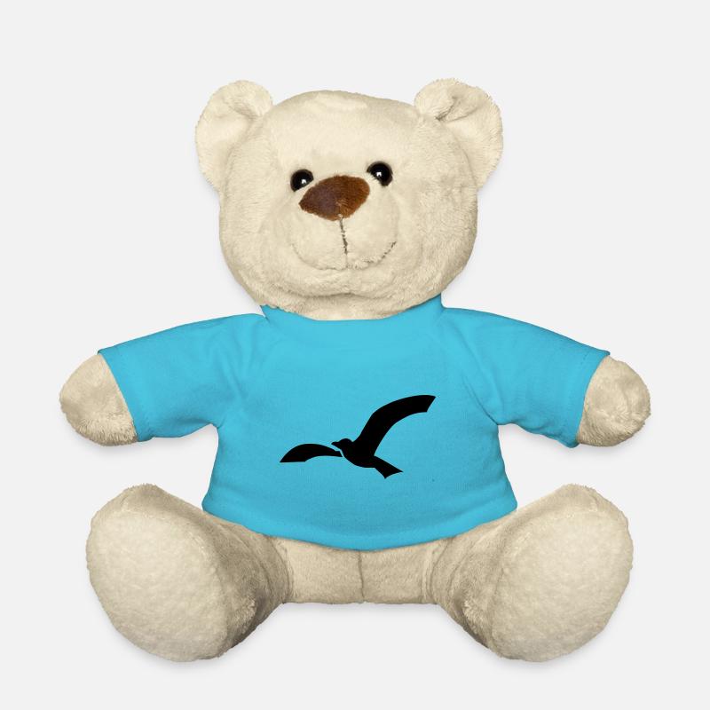 Möwe einfache silhouette - Teddy - Atollblau