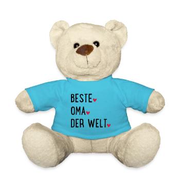 Beste Oma - Teddy - Atollblau - Vorne