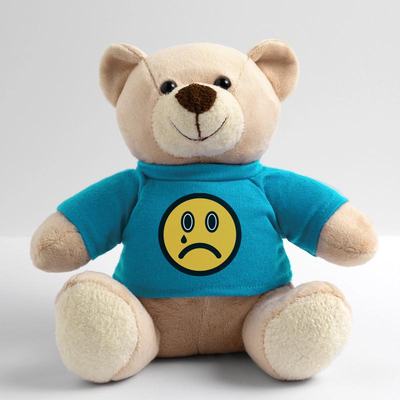 Crying Emoticon - Image Symbol - Stroke Face Teddy Bear
