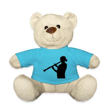 clarinet instrument - Teddy Bear - atoll blue - Front