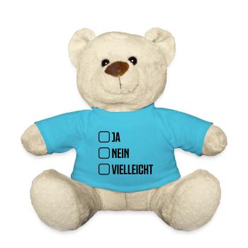 ja nein vielleicht - Teddy - Atollblau - Vorne