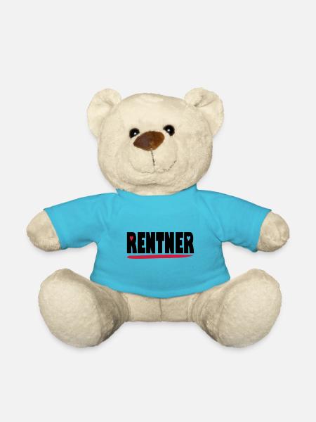 endlich Rentner - Teddy - Atollblau