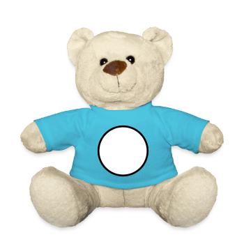 Symbole de cercle vide - Nounours - bleu outremer - Devant