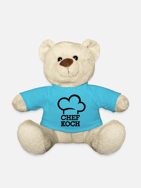 Cuisinier - Nounours - bleu outremer