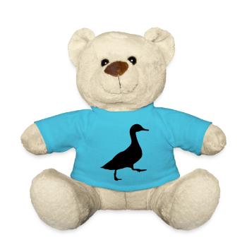 Duck (super cheap!) - Teddy Bear - atoll blue - Front