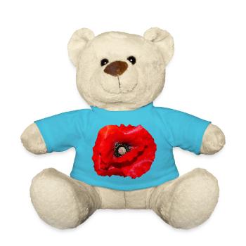 Mohn - Teddy - Atollblau - Vorne