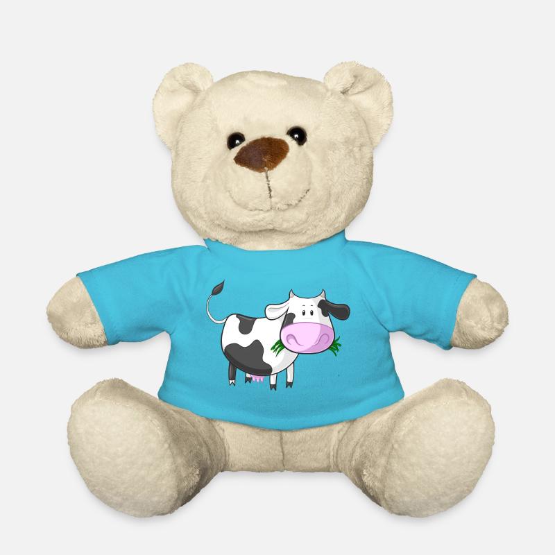 vache comique Grignotage - Nounours - bleu outremer