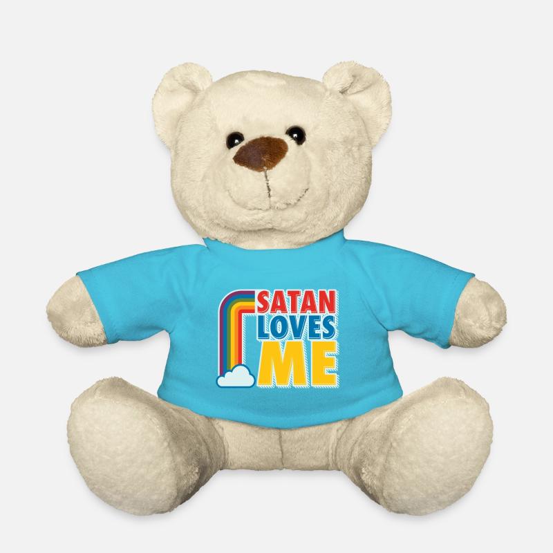 Satan Amour Religion Athéisme Athéisme Don - Nounours - bleu outremer