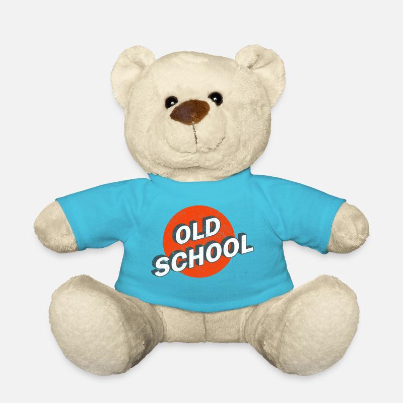Old School Vintage Logo - Nounours - bleu outremer