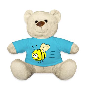 Lustige Hummel - Teddy - Atollblau - Vorne
