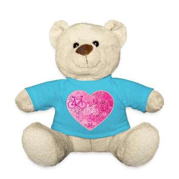 Cyclisme artistique, Cyclisme artistique, Cyclisme en salle, Heart Pink - Nounours - bleu outremer - Devant