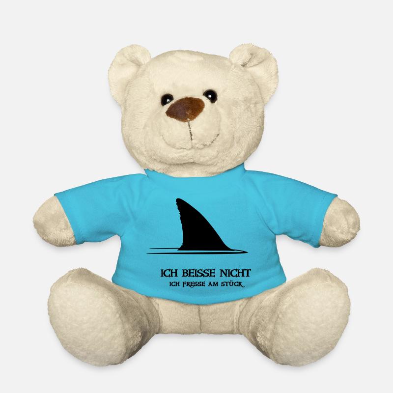 ~ ~ Je mords pas - Nounours - bleu outremer