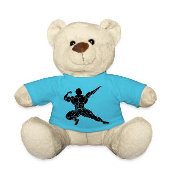 Bodybuilding - Teddy - Atollblau - Vorne