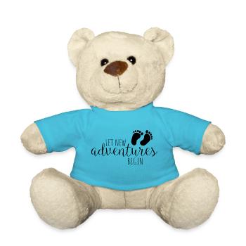 Que de nouvelles aventures commencent - Nounours - bleu outremer - Devant