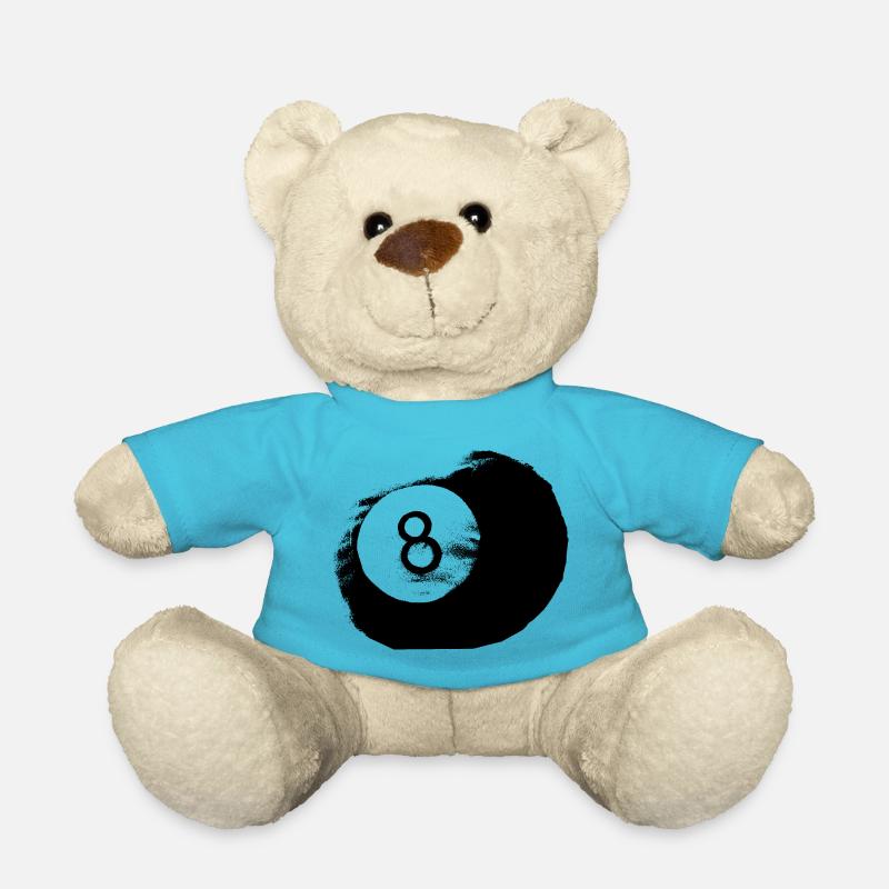 Billardkugel - Teddy - Atollblau
