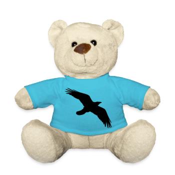 Bird, Crow, Raven - Nounours - bleu outremer - Devant