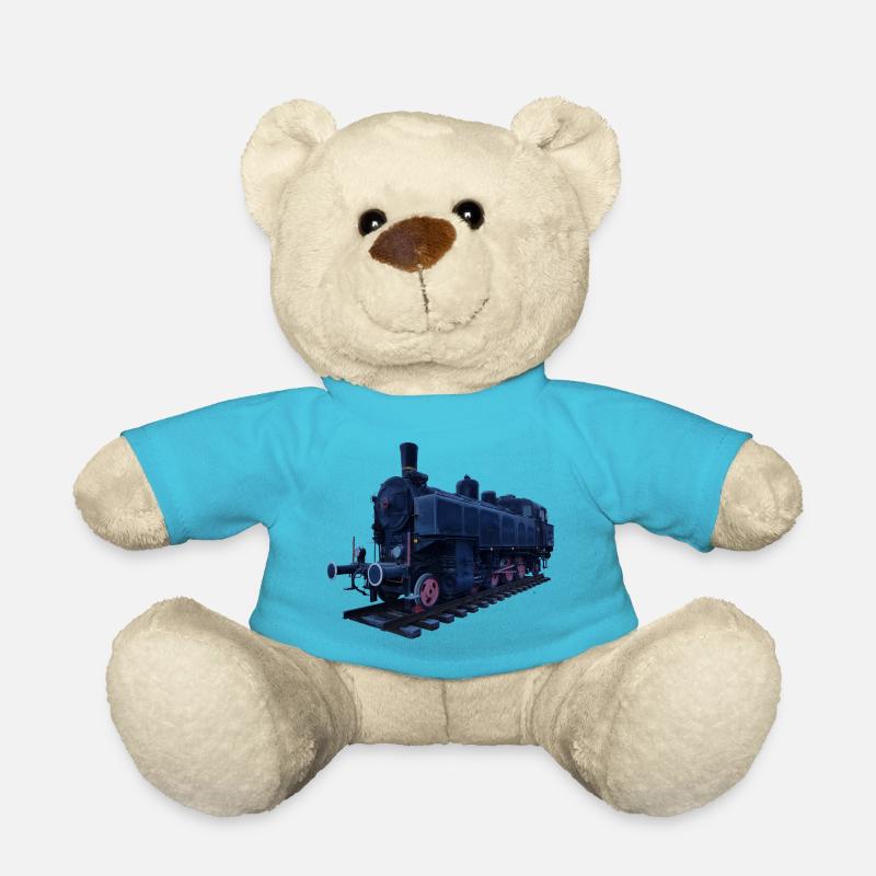 Dampflokomotive - Teddy - Atollblau