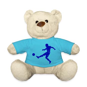 Football Temps Libre Cadeau Footballeur - Nounours - bleu outremer - Devant