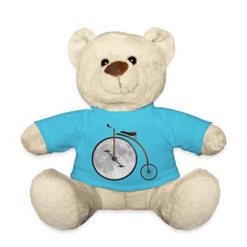 Der Mond und das Fahrrad - Teddy - Atollblau - Vorne
