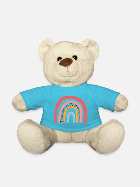 Rainbow - Love - Rainbow Trend - Teddy Bear - atoll blue