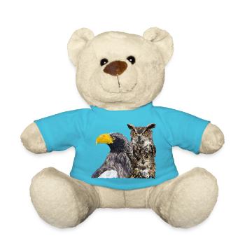 Raubvögel - Teddy - Atollblau - Vorne