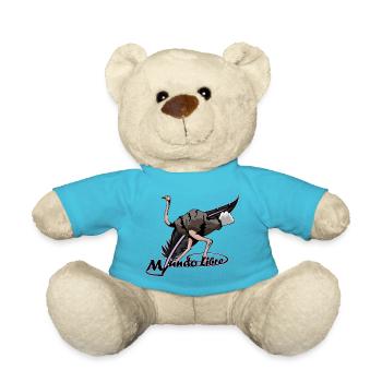 Oiseau d'autruche - Nounours - bleu outremer - Devant