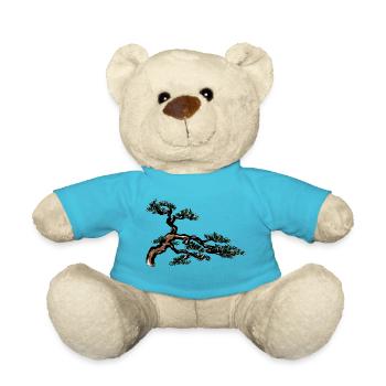 Bonsai Baum - Teddy - Atollblau - Vorne