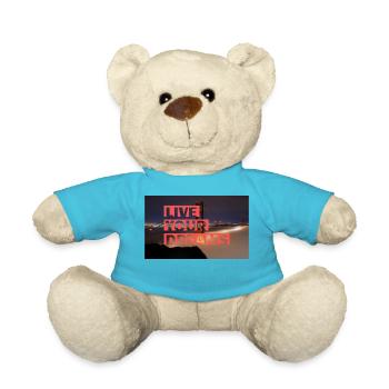 Lebe deine Träume cool - Teddy - Atollblau - Vorne