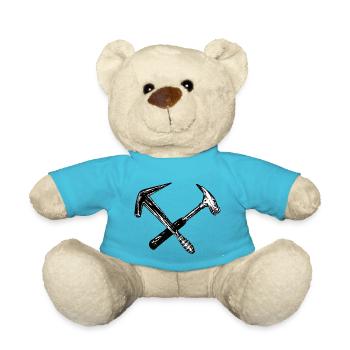 Couvreurs artisanat - Nounours - bleu outremer - Devant