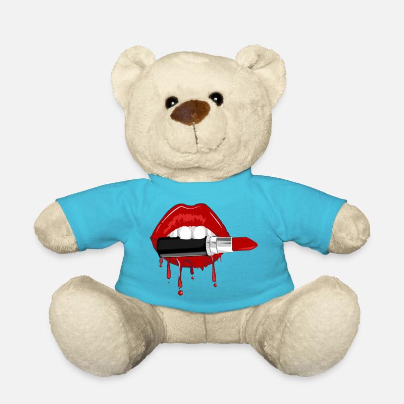 T-Shirt positive Vibration. - Teddy - Atollblau