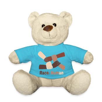 Race: Human - Teddy Bear - atoll blue - Front