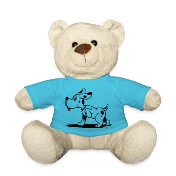 small sweet friendly dog 🐶 - Teddy Bear - atoll blue - Front