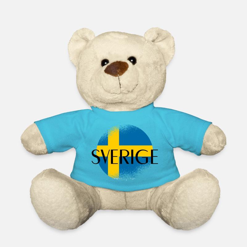 Sweden ,Sverige . Sweden - Teddy Bear - atoll blue
