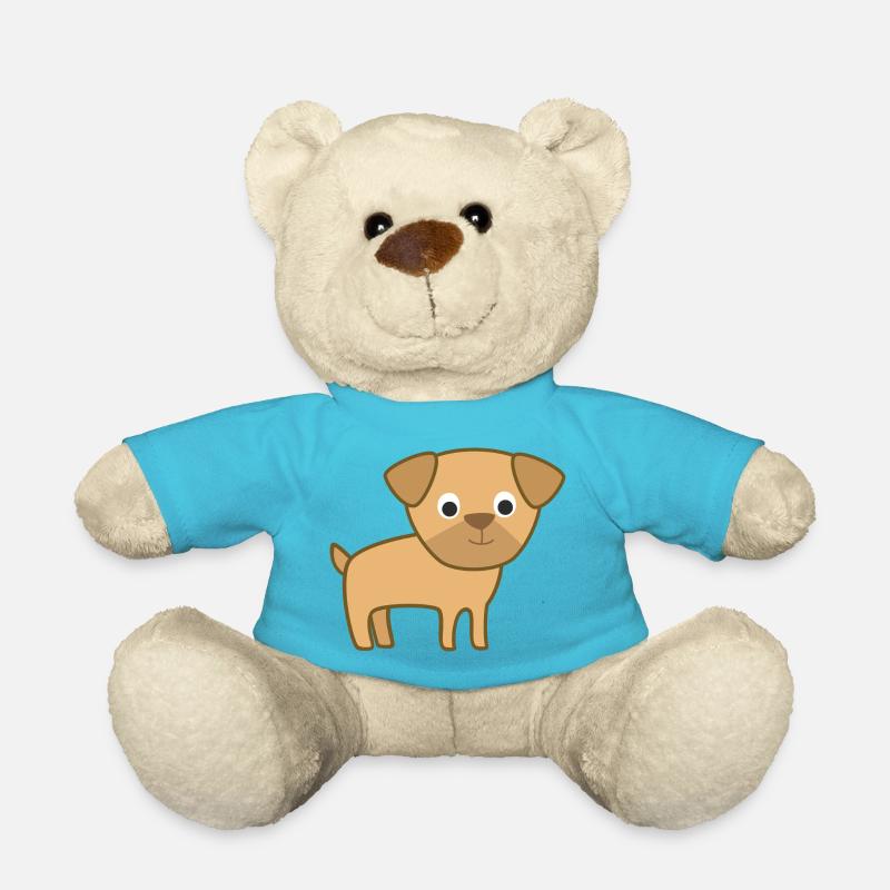 Cute dog - Teddy Bear - atoll blue