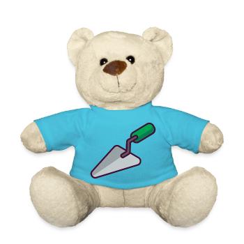 Brick trowel - Teddy Bear - atoll blue - Front
