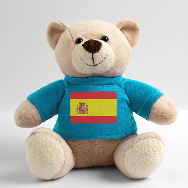 Drapeau Espagne Grunge Nounours