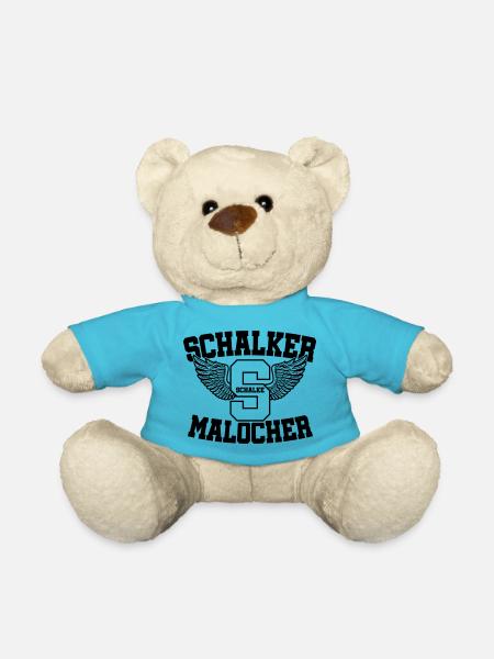 Farbe änderbar | Schalker Malocher - Teddy - Atollblau