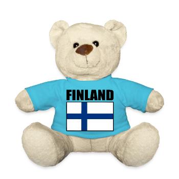 Finlande - Nounours - bleu outremer - Devant