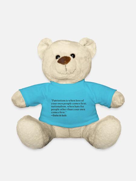 Memorial Day Quotes - Teddy Bear - atoll blue
