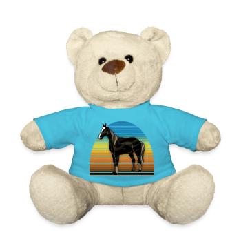 Pferd - Teddy - Atollblau - Vorne